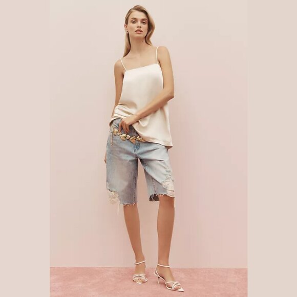 NEW 4th & Reckless Sizes M, L, XL Women's Open-Back Tank Top - Ivory - Picture 3 of 3